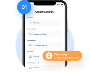 Create Account Step